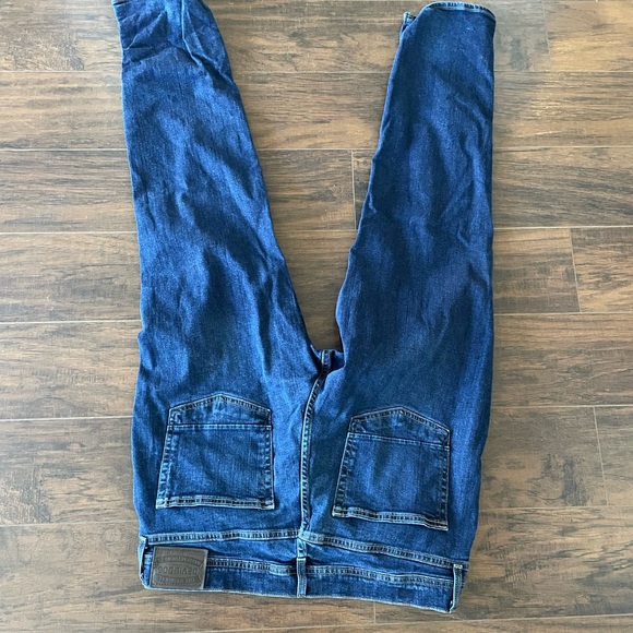 Devil Dog Jeans Mens 38x32 Denim Blue Denim Dark Flex Stretch Athletic‎ Fit - Picture 4 of 5